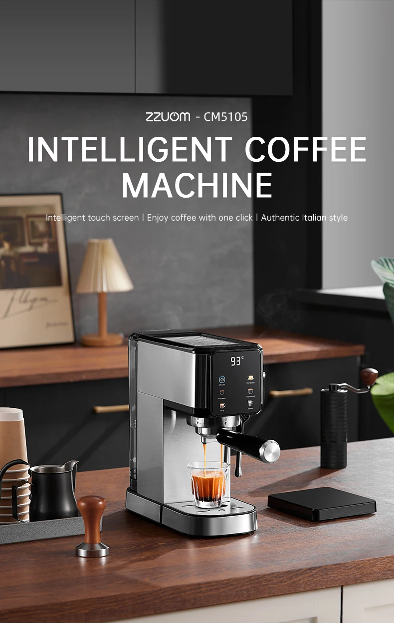 Description Picture 2 of itemFully Automatic One Cup Coffee Machine Coffee Maker Hot & Iced Single Serve Coffee Maker For K-Cup And Grounds