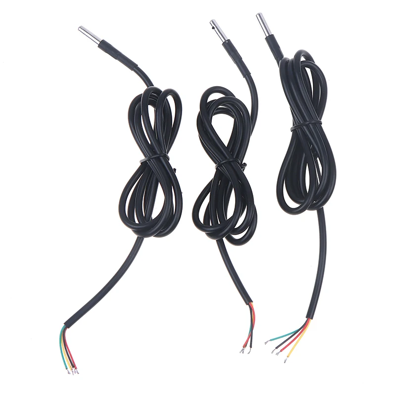 1Pc Waterproof Stainless Steel I2C IIC Temperature Humidity Sensor 1/2/3M Probe SHT20 SHT30 SHT40 Digital Module