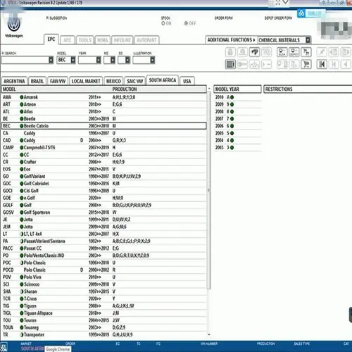 Newest ETKA 8.6+ Elsawin 6.0 Auto Repair Etka 8.6 Software Group Vehicles Electronic Parts Catalog For V/W+AU//DI+SE//AT+SKO//DA - Image 6