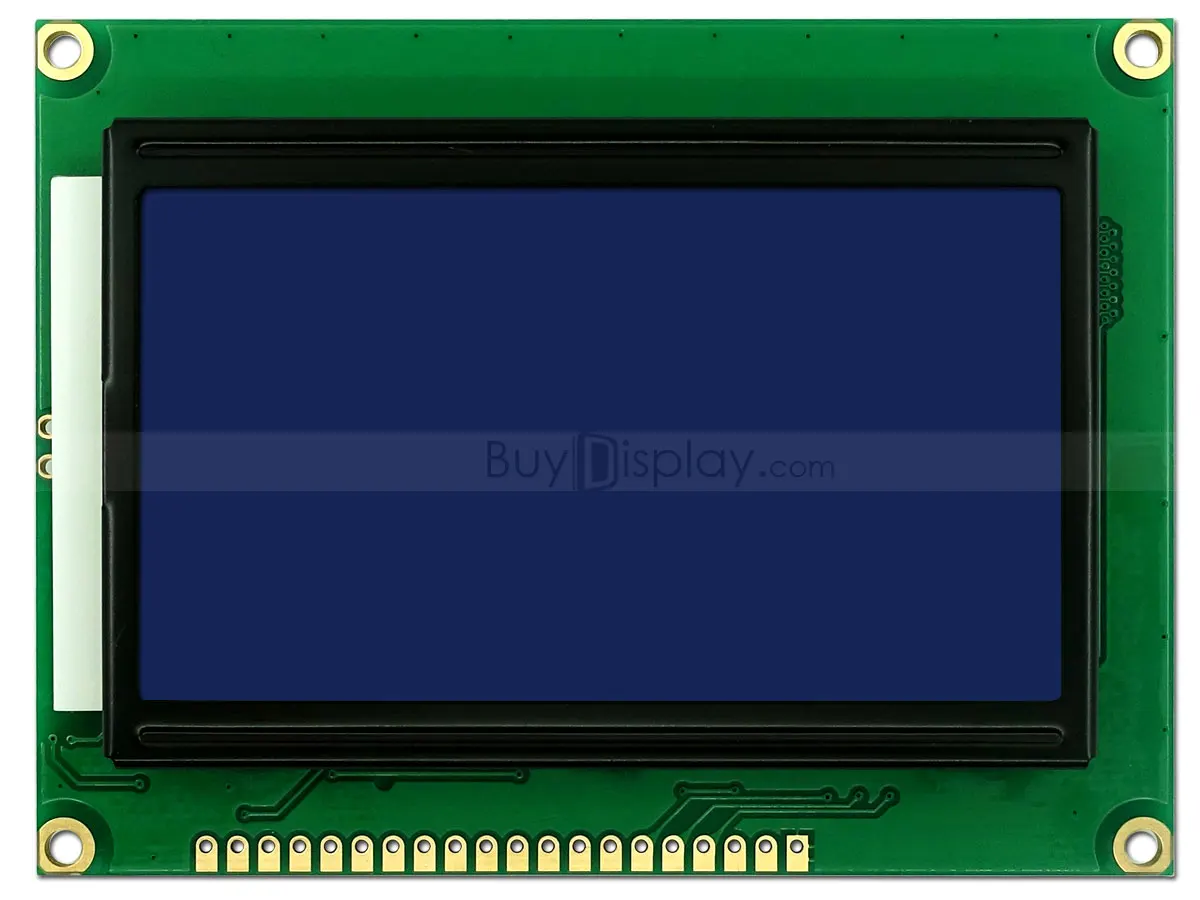 LCD Display Serial Graphic Display 128x64 ST7920 White on Blue