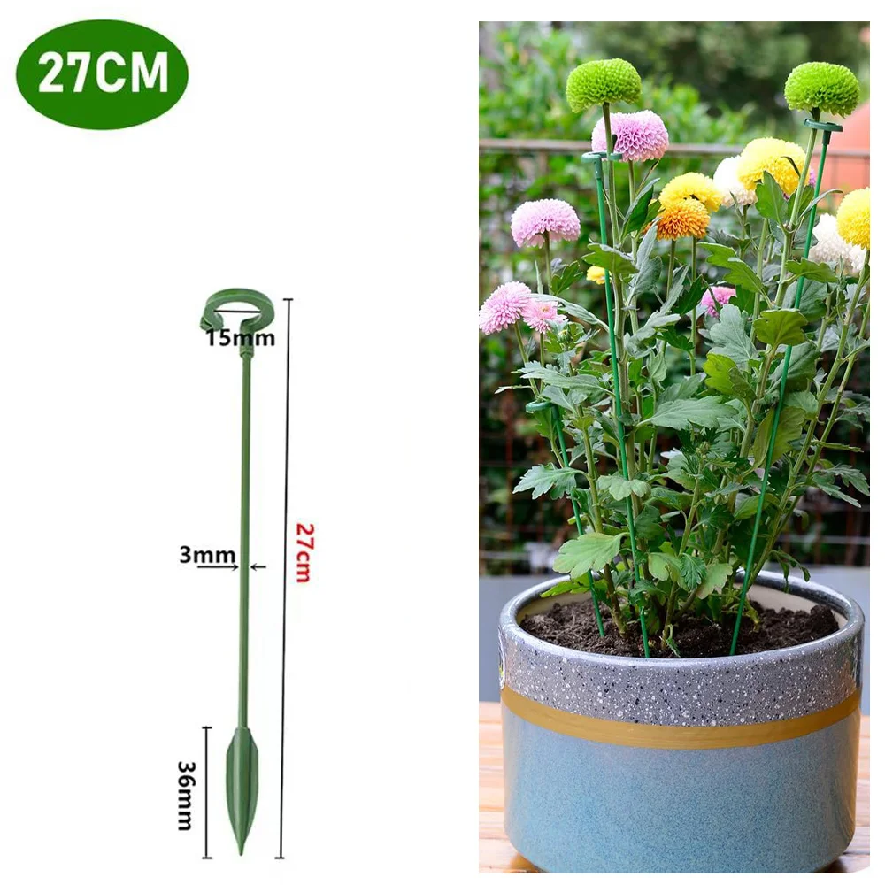 Pack of 5/10 Reusable Plant Support Stands for Flowers and Vegetables