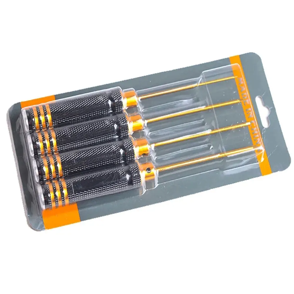 Kit Tournevis Hexagonaux 4 Pièces 1.5-3mm pour Hélicoptère RC