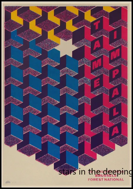 thumbnail image 1 of Pósteres de arte psicodélico de la gira de la banda de rock rapero retro Tame Impala, cuadros en lienzo, impresiones de pared, imágenes para la decoración del hogar y la sala de estar, 1 of 5