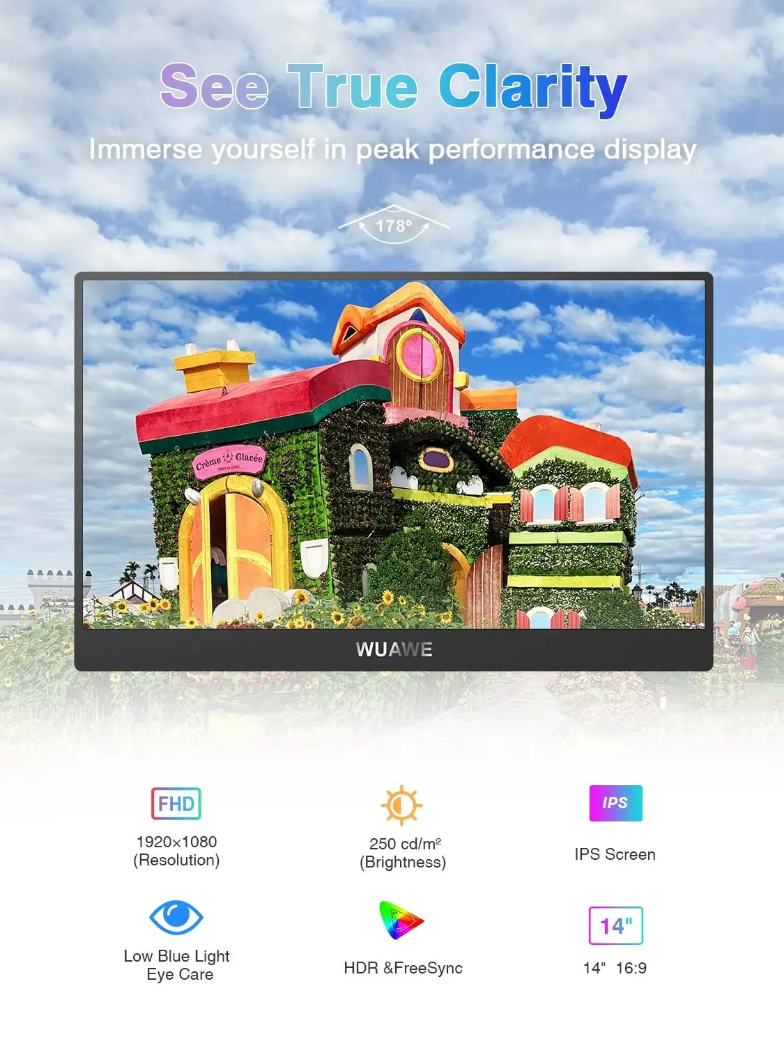 ƮϿ  ޴ , 1080P USB HDMI  ܺ  ° ȭ,   PS5 Xbox ġ,  14 ġ