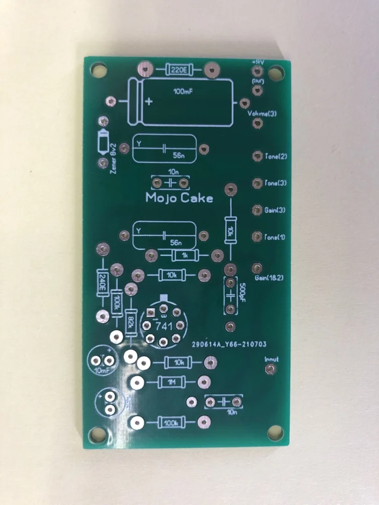 

Diy Handmade Monoblock Effects Hot Cake Overdriver Hot Cake Overload Effects Board