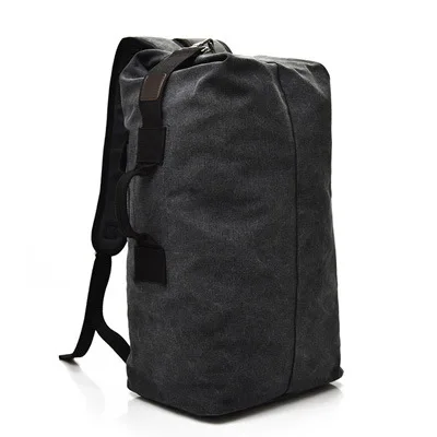 Outdoor Travel Bag Backpack Fashion Large Capacity Rucksack Man Light weight Male Luggage Canvas Bucket Shoulder Bags for Men - 4