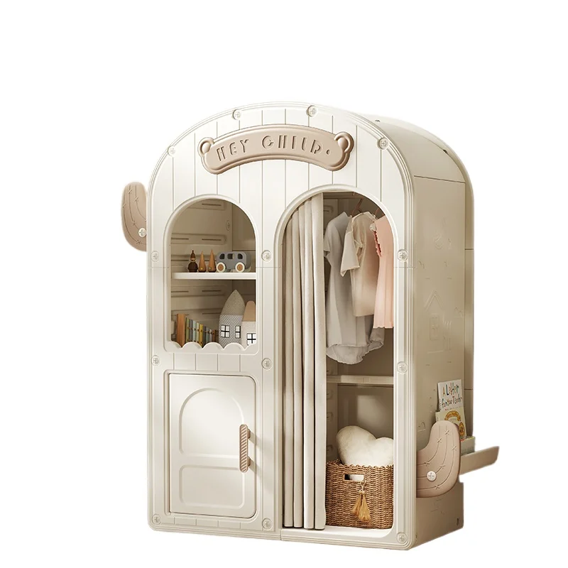 Children's Wardrobe Home Bedroom Storage Locker Baby Simple Wardrobe Baby Clothes Locker