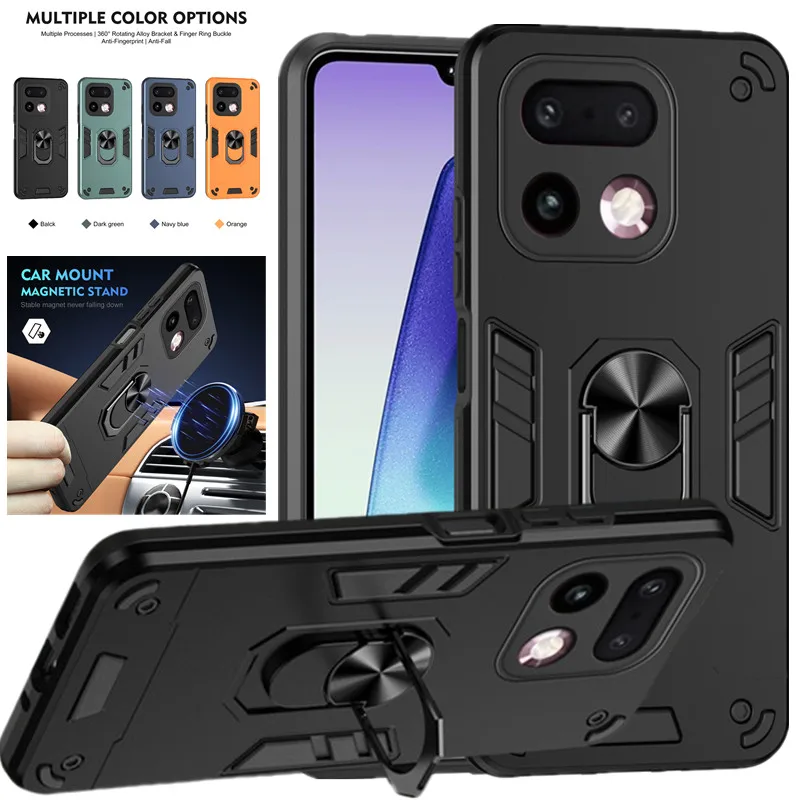 Durable Shockproof Protective Case with Ring Stand Holder