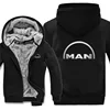 Man Trucks Hoodies Men Coat Winter Warm Fleece Man Trucks Sweatshirts Jacket 5