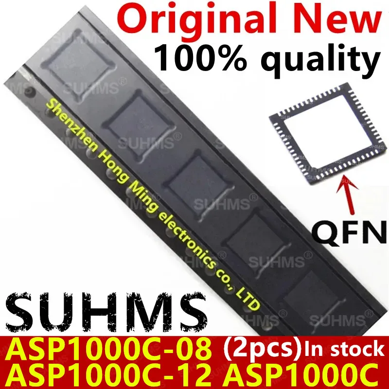 

(2piece)100% New ASP1000C ASP1000C-08 ASP1000C-12 QFN-56 Chipset