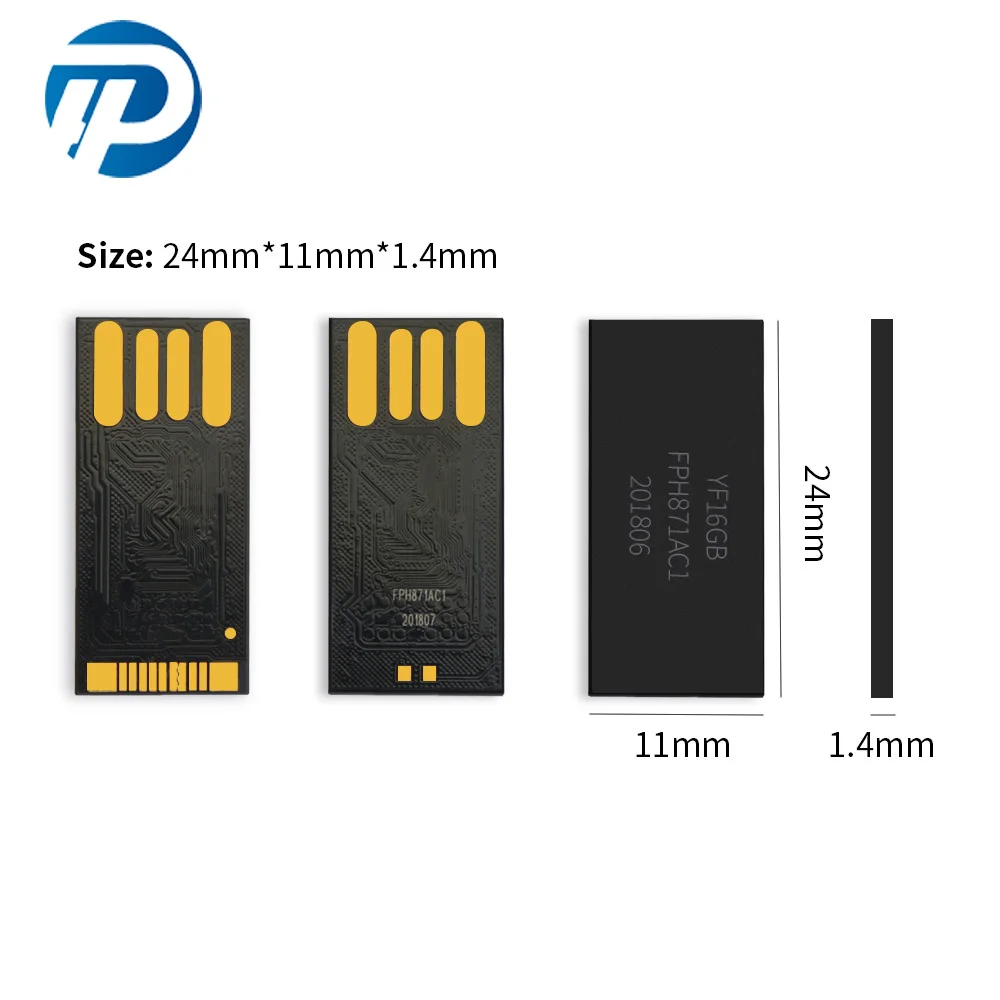 

Waterproof chip UDP memory flash 8GB 16GB 32GB 64GB USB 2.0 short board U disk semi-finished chip pendrive Factory wholesale