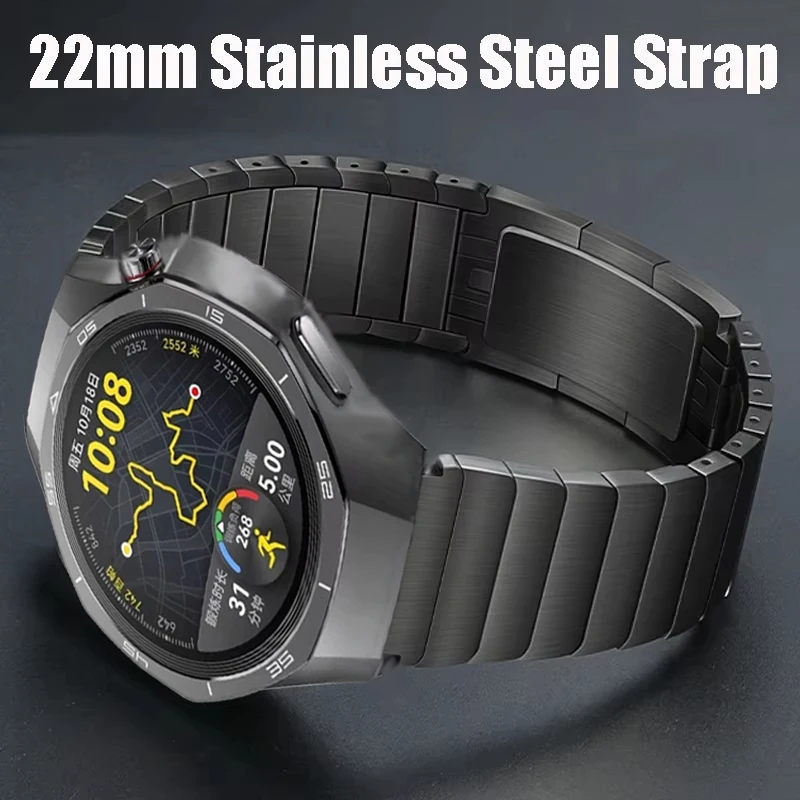 Luxury Stainless Steel Strap - Premium Metal Bracelet