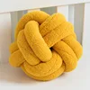 European Minimalist Handmade Woven Pillows Are Skin Friendly, Soft, and Highly Elastic, Teddy Velvet Ball Tying 4