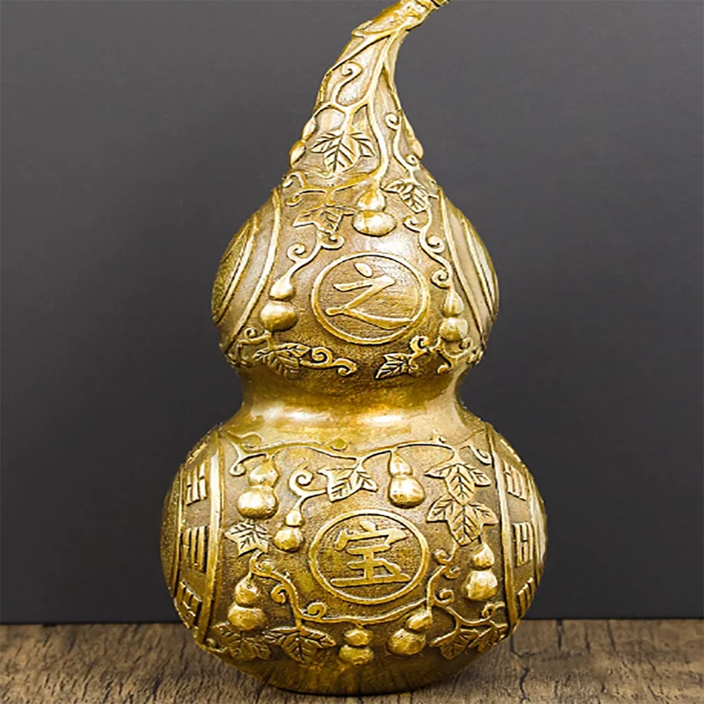 

Copper Bagua, Copper Gourd, Auspicious and Ruyi Home Decoration Ornaments