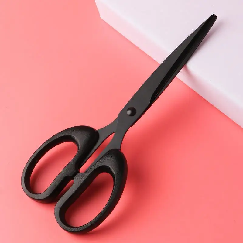 Schwarze Schere, professionelle Schneiderschere, Edelstahl-Nähschere, Stickerei-Schere, Werkzeuge für DIY-Bastelarbeiten, Büro-Schere – Detail 4
