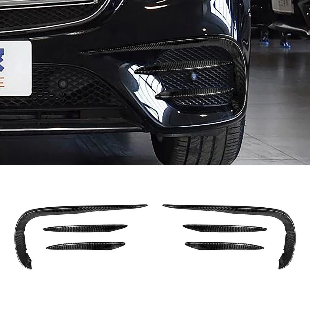 

6 шт., сплиттер для переднего бампера Mercedes Benz E-Class W211 W212 W213 2017-2020
