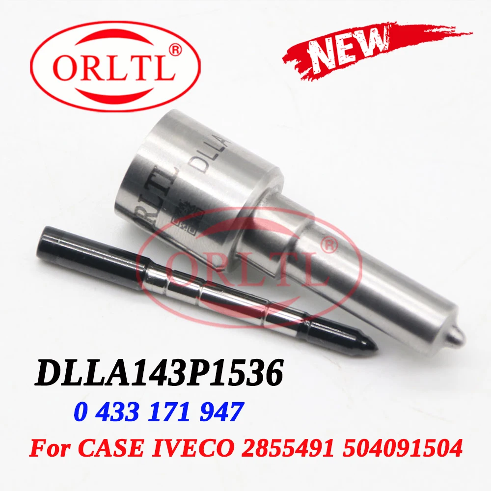 

Дизельный инжектор 0445120054 сопло DLLA143P1536 распылитель Assy 0433171947 Топливная форсунка DLLA 143 P 1536 для IVECO 2855491 504091504