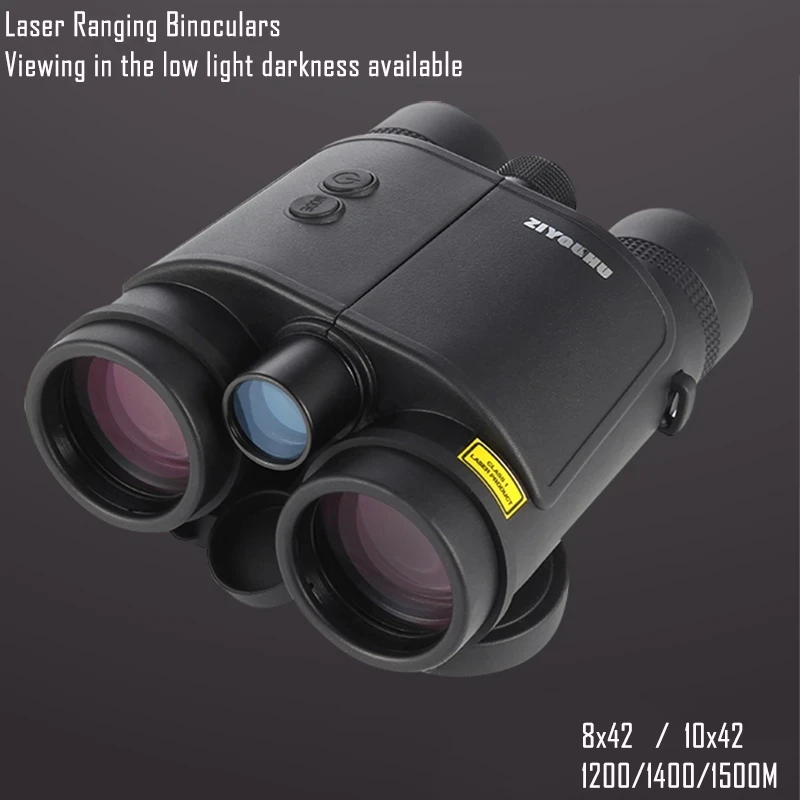 ZIYOUHU-Laser Range Finder, Binocular Telescope, Low Light Night Vision, Laser Rangefinder for Golf Hunting, Measurement Tools