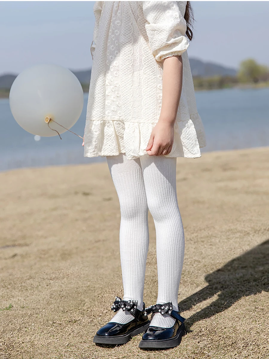 Children Cotton Leggings Spring and Autumn Girls Pantyhose Boneless Combed Cotton Pantyhose Princess stockings