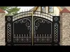 Golden Supplier Cheap Wrought Iron Gates Double Door Iron Gates Iron Gates Models 4