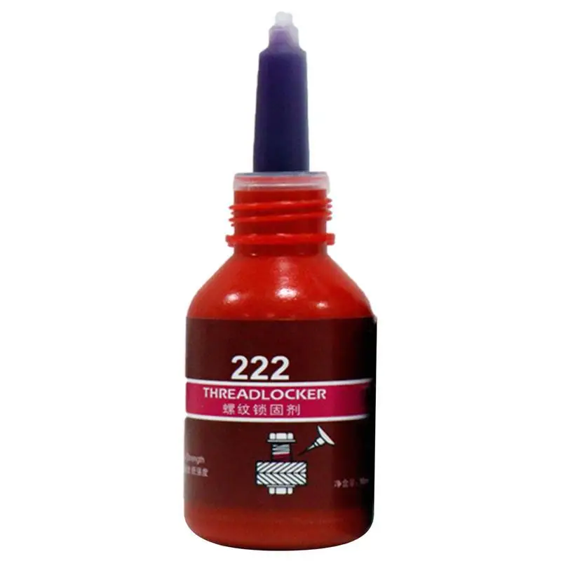 

Purple Threadlocker High Strength Thread-locker 222 10 ML Screw Glue Anaerobic Adhesive Sealing Leakproof Thread Locking Agent