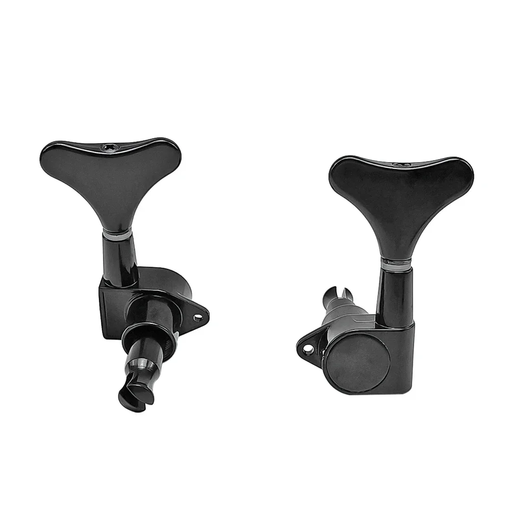 1set Elektrische Bass String Knopf Geschlossene Stimmwirbel Mechaniken Mechaniken Metall Tuning Peg für Elektrische Bass Gitarre Zubehör – Detail 5