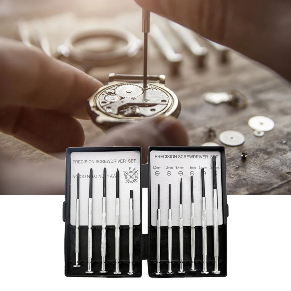 11Pcs set Screwdriver Sunglasses Watch Jewelry Repairs Tool Kits Household Clock Screwdrivers