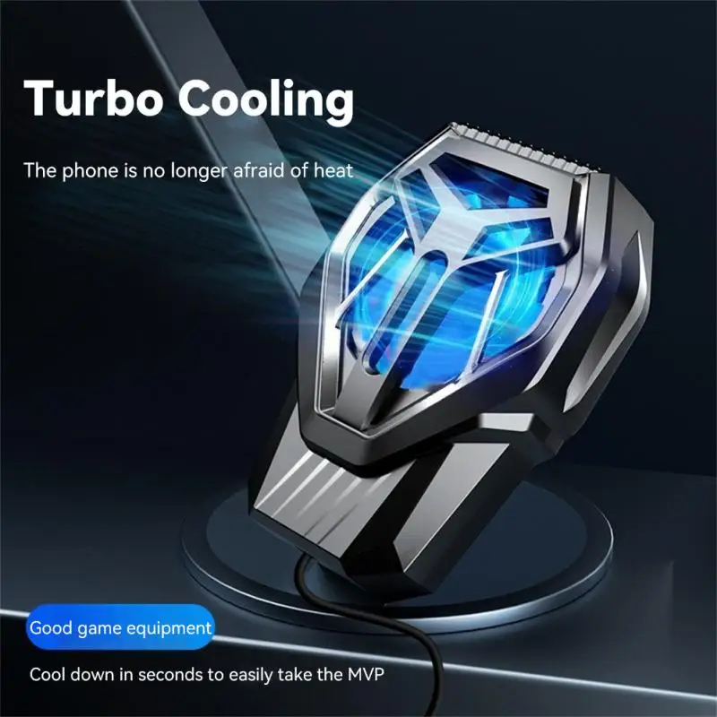 Mobile Phone Cooler Professional Silent Turbo Fan Heat Dissipation Fast Cooling Mobile Phone Accessories Game Cooler Mini phone cooler mobile radiator cell phone fan