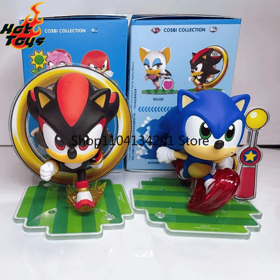 Original Hottoys Cosbi Sega Action Figure Sonic Hedgehod Anime
