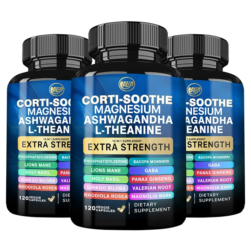 Corti-Soothe Supplement-Stress Relief, Balanced Cortisol Response, Relaxation and Deep Sleep