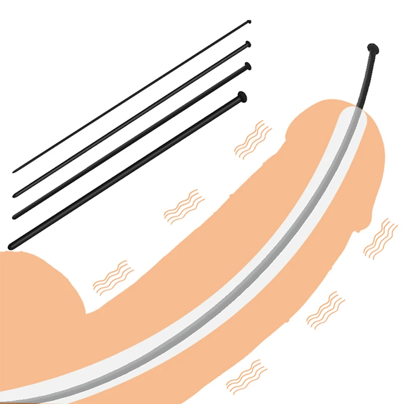 Penis Sex Toys Small Silicone Urethra Catheter for Men