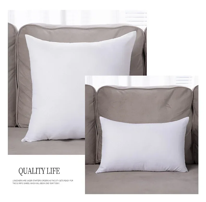 Home Cushion Core 40x40/50x50/60x60/35x55cm Quality Real Waist Cushion Core PP Pillow Filling Cotton Almohada Para Abrazar Cojin 6