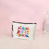 2023 New Manana Sera Bonito Karol G Canvas Travel Cosmetic Bag Cute Mañana Será Bonito Makeup Pouchs Birthday/fans Gifts for Her 2