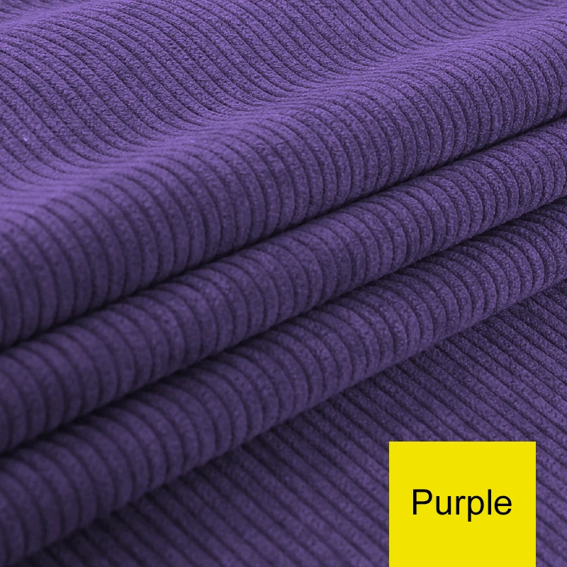 Pink Ribbed Corduroy Fabric for Sewing Clothing & Upholstery