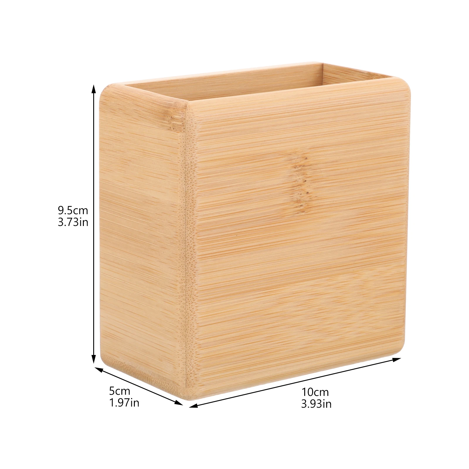 Wall Mount Remote Control Holder Rack Wooden Storage Box Self Adhesive Case Bamboo Ac Controller Stand Remote Shelf Home Storage 6