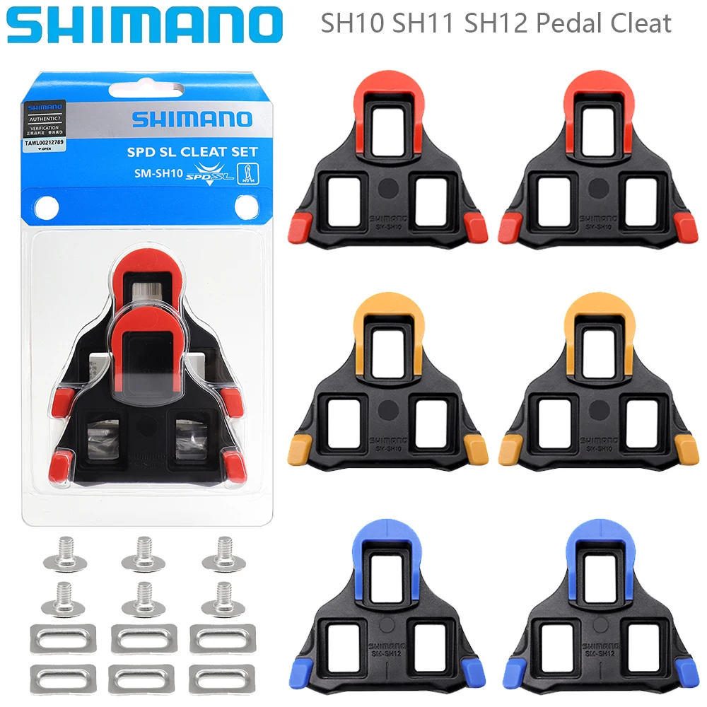 SHIMANO SPD SL SH10 SH11 SH12 Road Bike Pedal Cleat Self-locking Pedals Cleats For Road Bike Original Parts
