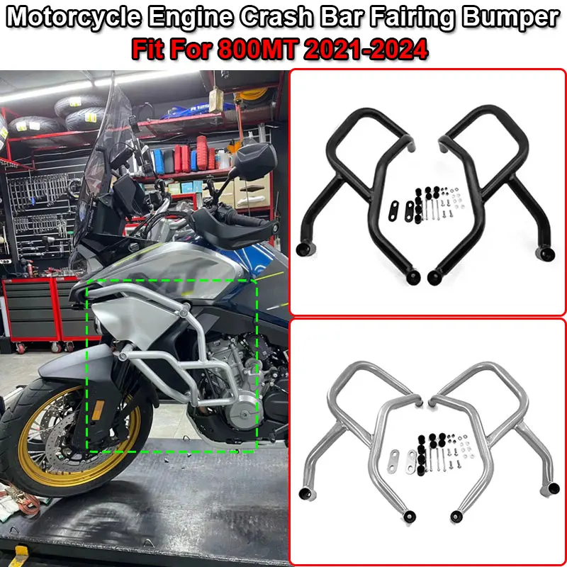 Fit For CFMOTO 800MT 800 MT MT800 23 Motorcycle Highway Engine Guard Crash Bar Frame Bumper Fairing Protector Bar-motorcycle accessories
