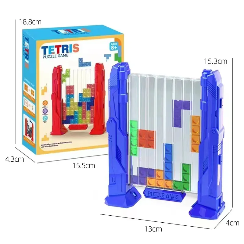 1 set Russia block puzzle party game for family kids Mini desktop games reduce pressure bordspel Birthday gift  juegos de mesa 6