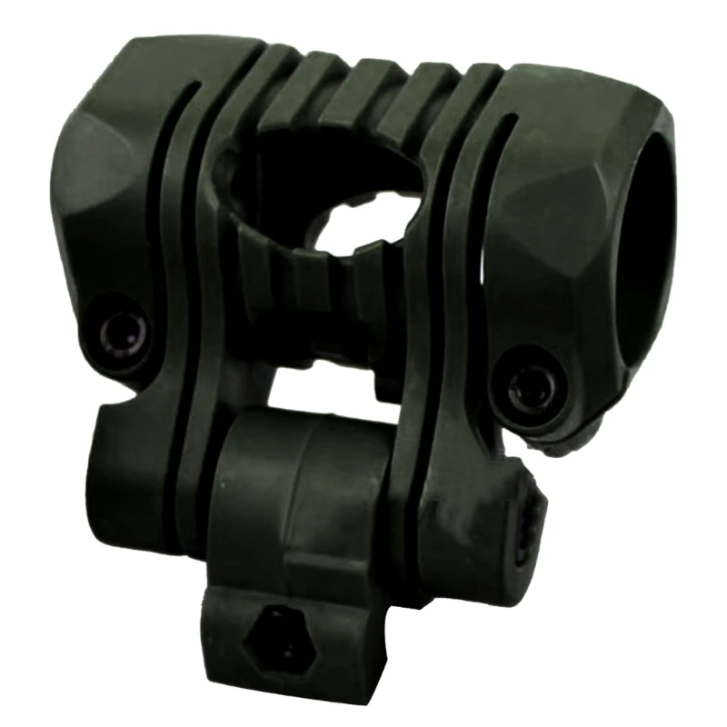 Tactic Fast Helmet Flashlight Holder Fast Helmet Flashlight Mount with Wrench Quick Release Flashlight Holder Clamp Clip D5QD