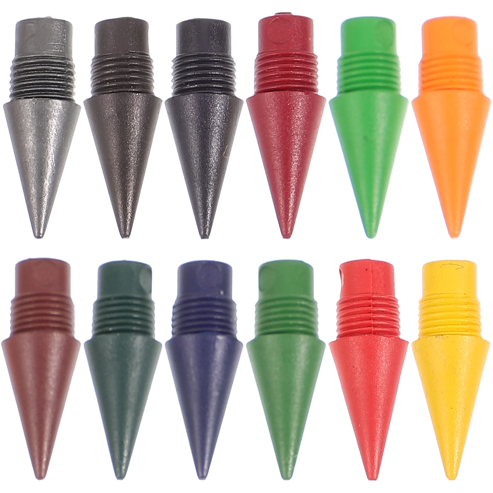 

12 Pcs Colored Pencil Tips Infinite Nibs Forever Replacement Lightweight Pencils Replaceable