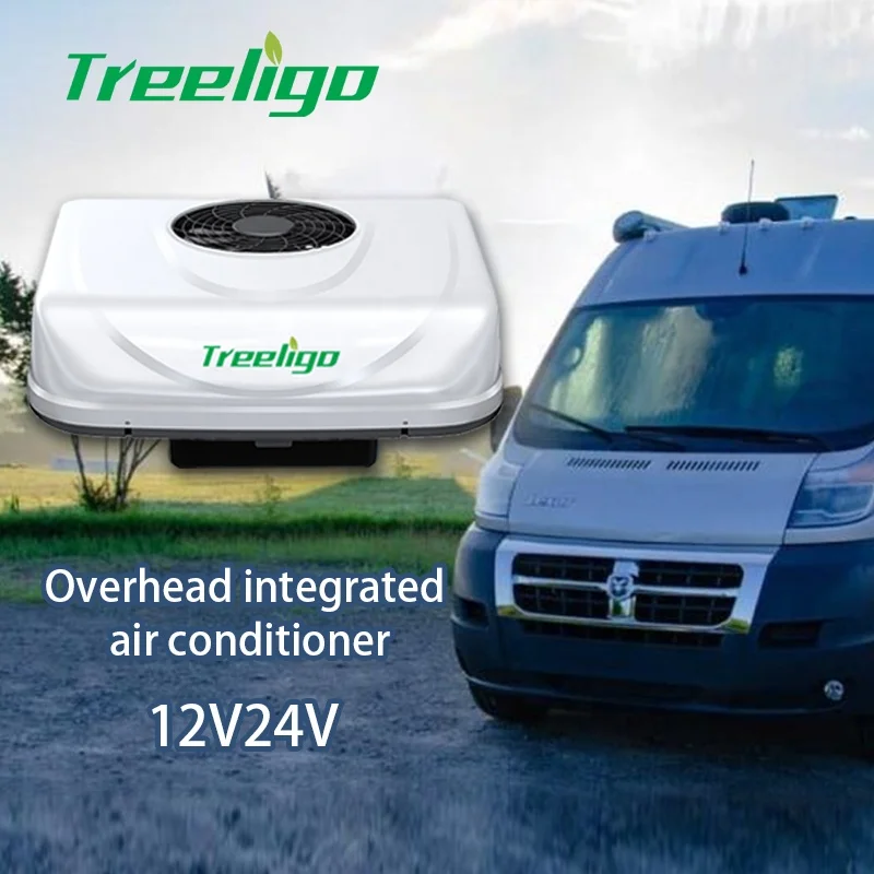Roof Top Universal Driven Bus Rv Truck Excavator Tractor Motorhome Camper Air Conditioner 12v Air Conditioning 3