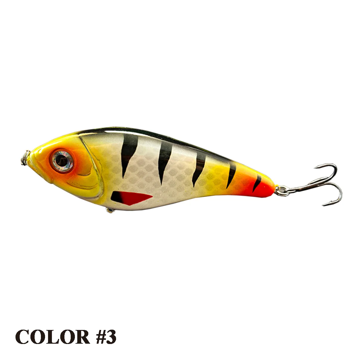 Neuer OEM JERKBAIT SWIM GLIDE HARD BAIT 11,5 cm 36 g sinkender Angelköder mit langem Wurf, harter künstlicher Köder für Hecht – Detail 8