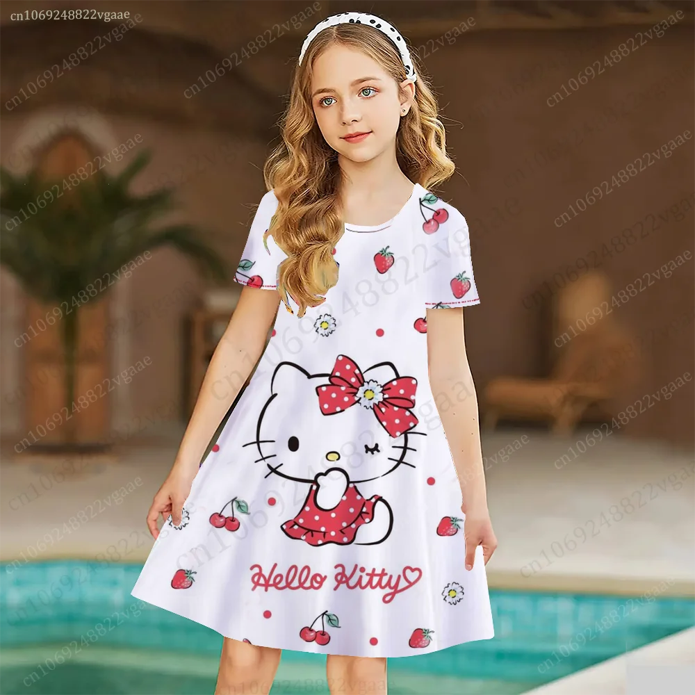 Sanrio Hello Kitty And Friends My Melody And Kuromi - Vestido Acampanado Para Mujer, Negro -, M