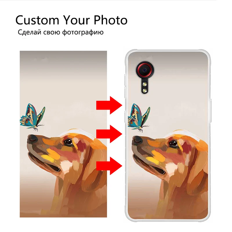 Custodia Per Telefono Con Foto Personalizzata Personalizzata Per Samsung Galaxy Xcover 5 4 4S Pro Cover Immagine Fai Da Te Nome Immagine Design Silico