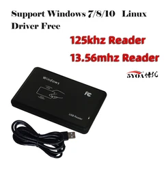 Dual Frequency Smart RFID Card Reader with USB Interface (Read02 ID and IC)