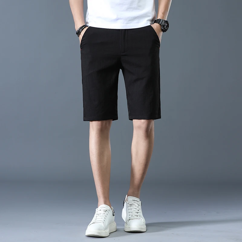 Summer Casual Shorts Men's Loose Straight leg Pant Trend Korean Version Slim 5 Point  Brand all Match Five Point Trousers