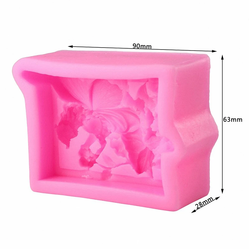 Silicone Soap Molds Epoxy Resin Molds Fairy Angel Flower 3D Resin Clay Silicone Molds DIY Handmade Soap Mold Silica Gel Mould