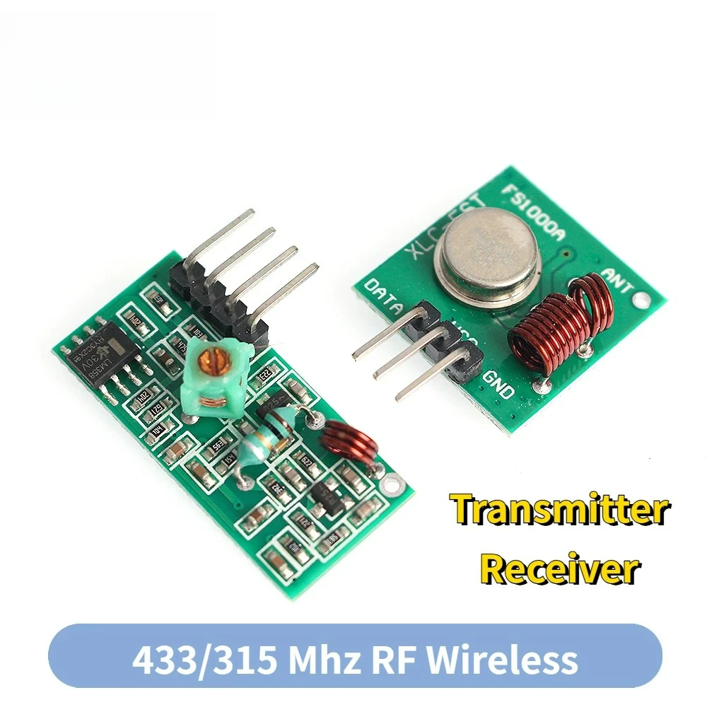 Récepteur RF 433MHz pour drone, avec antenne et câbles de connexion
