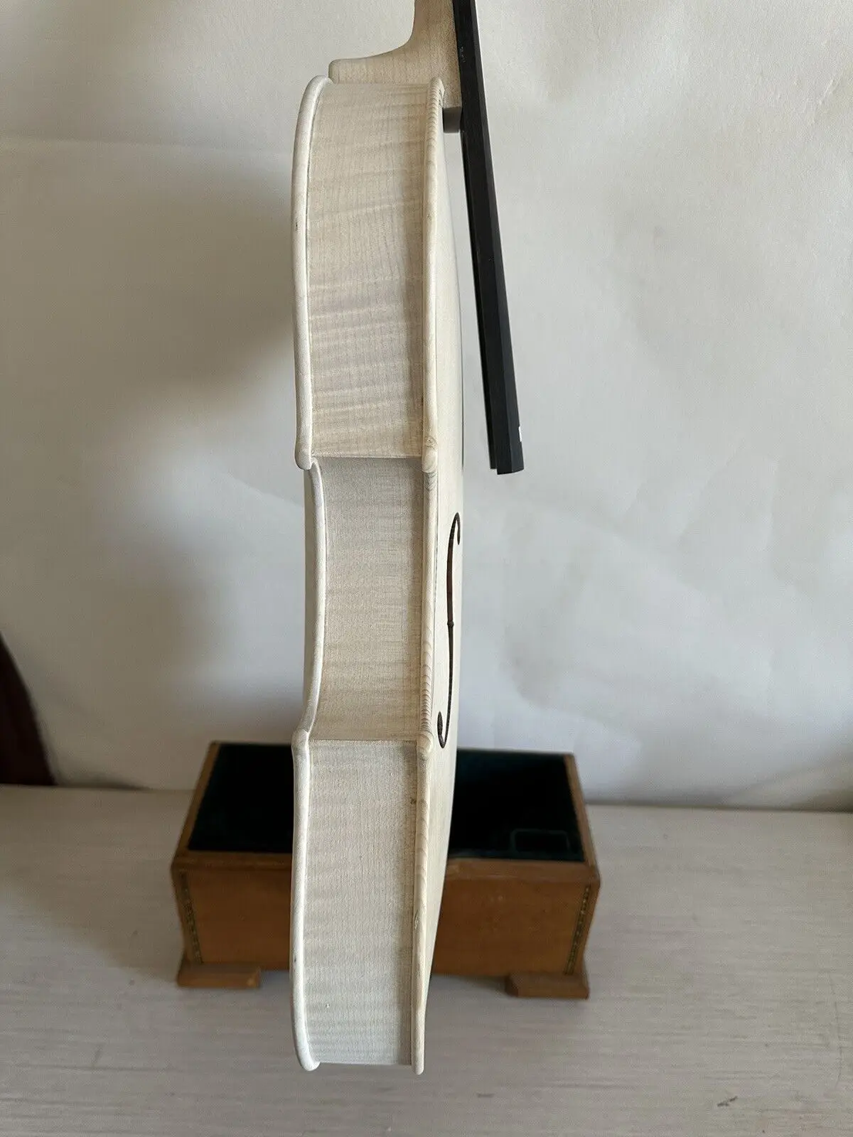 15.5" Viola In White Maggini Model Flamed Maple Back Spruce Top Hand Made K2988