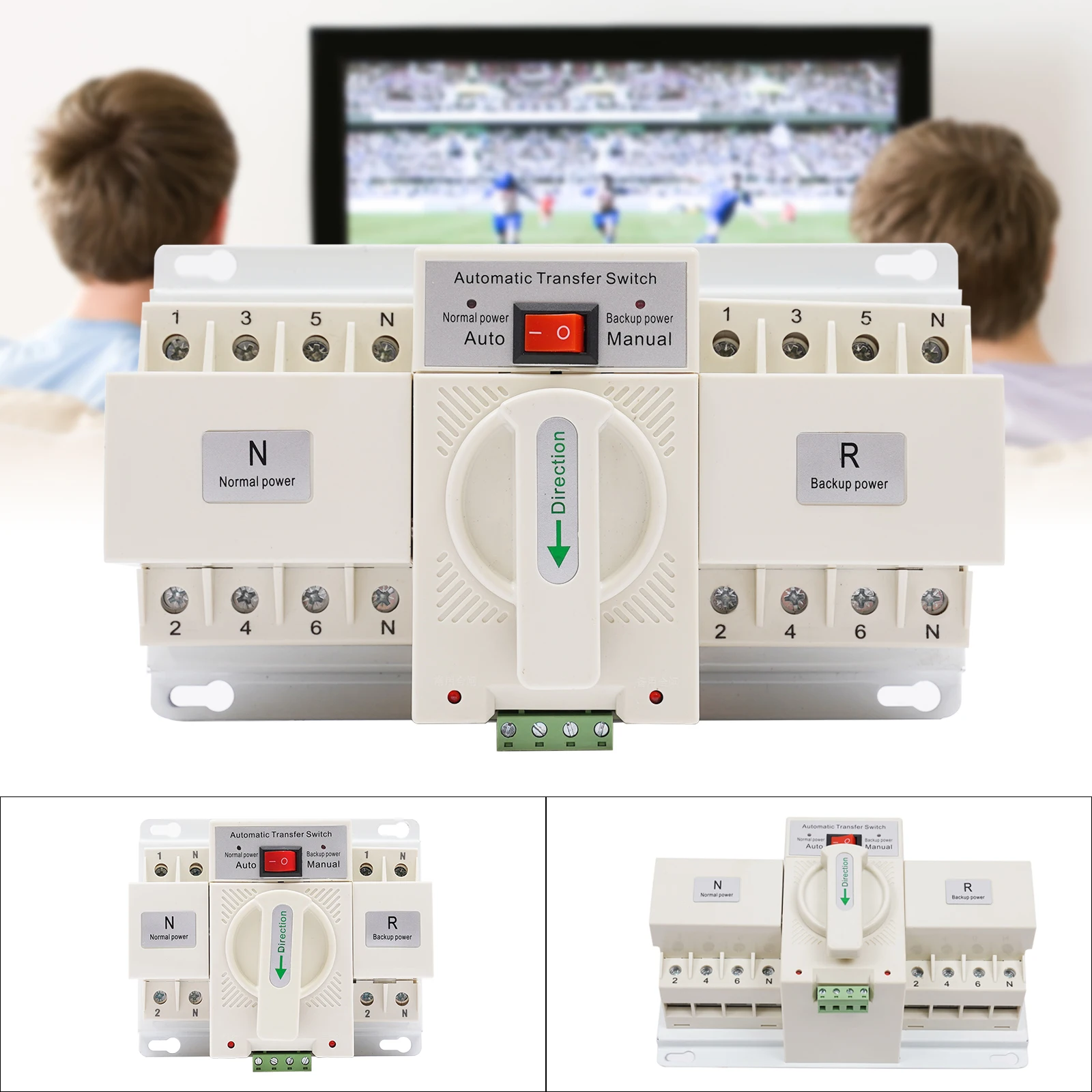

63A 2P 50HZ/60HZ Dual Power Automatic Transfer Switch